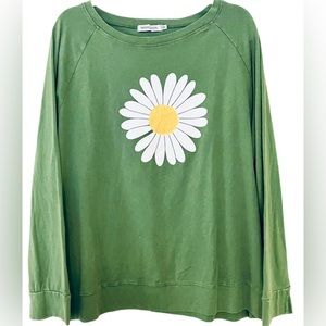 NWOT Misslook Daisy Print Sweatshirt